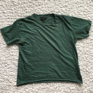 Green t shirt!